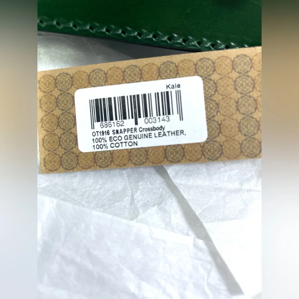 Green Leather Satchel Bag - Picture 14 of 14